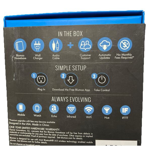 Blumoo Universal Remote HomeBase Bluetooth Music Streaming Control System A5215 - Picture 8 of 9